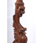 Wooden floor lamp, Wooden floor lamp