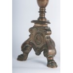 Pair of bronze candlesticks, Pair of bronze candlesticks