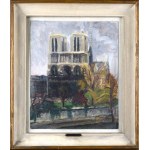 Carlo Vitale View of Notre Dame in Paris, Carlo Vitale View of Notre Dame in Paris
