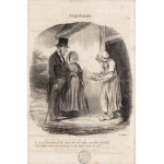 Honoré Daumier Pastorales, no. 48: En v'ia, mon biau tnosieu, du lait comme vous n'en trouvais point dans vot Paris!, Honoré Daumier Pastorales, no. 48: En v'ia, mon biau tnosieu, du lait comme vous n'en trouvais point dans vot Paris!