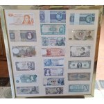 Lot of twenty framed banknotes., Lot of twenty framed banknotes.
