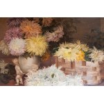Still life with flowers and crockery, Still life with flowers and crockery