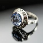 Warmet. Ring with alexandrite.