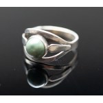 Agmet Czestochowa. Ring with jade.