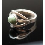 Agmet Czestochowa. Ring with jade.