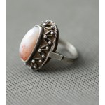 Agate Klodzko. Large agate ring.