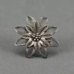 Imago Artis. Beautiful large filigree brooch [1950s].