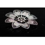 Imago Artis. Beautiful large filigree brooch.