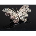 Brooch "Butterfly" filigree.