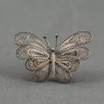 Brooch "Butterfly" filigree.