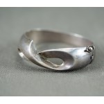 Large avant-garde bracelet.