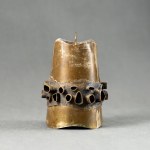 Ryto art. Candle holder in the Brutalist style. Unique. [Silver]