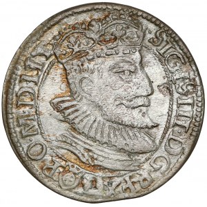 Zygmunt III Waza, Grosz Olkusz 1593 - Słoneczko po lewej - ilustrowany
