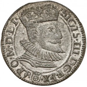 Zygmunt III Waza, Grosz Olkusz 1593 - Dzban po lewej - ilustrowany