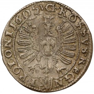 Zygmunt III Waza, Grosz Kraków 1605 - REGN-I