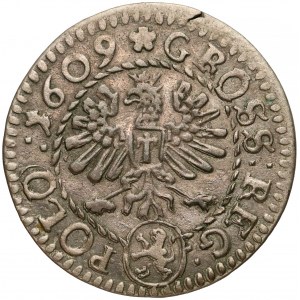 Zygmunt III Waza, Grosz Kraków 1609 - Lewart