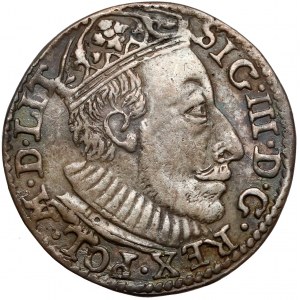 Zygmunt III Waza, Trojak Olkusz 1588 - duża głowa