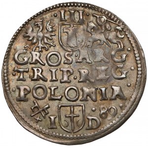 Zygmunt III Waza, Trojak Poznań 1589 ID - ŁADNY
