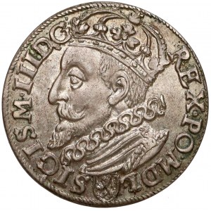 Zygmunt III Waza, Trojak Kraków 1600 - piękny