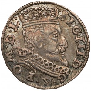 Zygmunt III Waza, Trojak Wilno 1601 - Łabędź nad V - rzadki