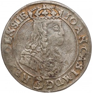 Jan II Kazimierz, Szóstak Bydgoszcz 1667 TLB - tarcze zawinięte