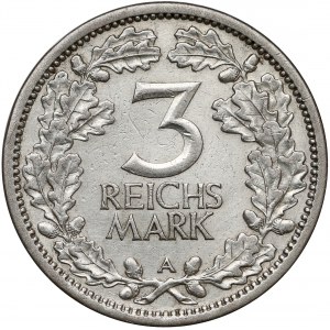 Germany, Weimar, 3 mark 1931 A, Berlin