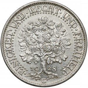 Germany, Weimar, 5 mark 1828 G, Karlsruhe - oak