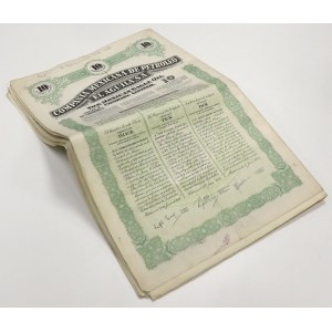 Mexico, Compania Mexicana de Petroleo – El Aguila – 10 Shares 1949 - SET of 17pcs