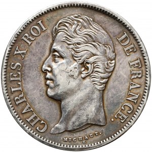 France, Charles X, 5 Francs 1829-A, Paris