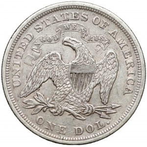 USA, 1 Dollar 1872 - Seated Liberty