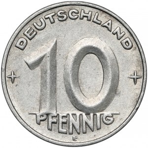 Germany, DDR, 10 pfennig 1950 E, Muldenhütten