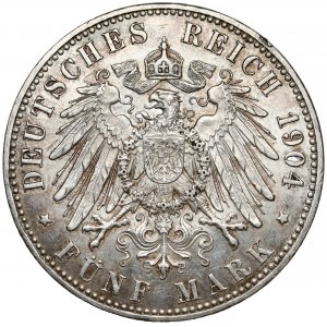 Germany, Prussia, 5 mark 1904 A, Berlin