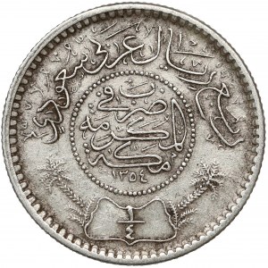 Arabia Saudyjska, 1/4 riyal AH1354 (1935)