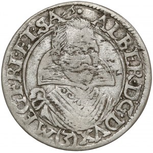 Śląsk, Albert von Wallenstein, 3 krajcary Żagań 1630