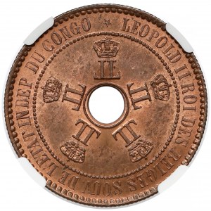 Kongo belgijskie, 5 centimes 1887