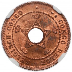 Belgian Congo, Albert I, 1 Centime 1919