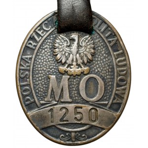 PRL Odznaka Milicji Obywatelskiej 1250