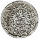 Zygmunt III Waza, Grosz Kraków 1608 - przejściowy - menniczy
