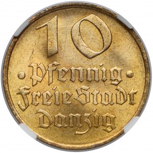Gdańsk, 10 fenigów 1932 Dorsz