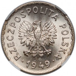 1 złoty 1949 CuNi - okazowa