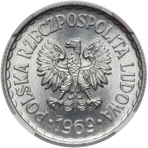 1 złoty 1969 - piękna