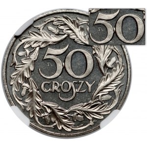 PRÓBA 50 groszy 1923 - LUSTRZANE - rzadkość