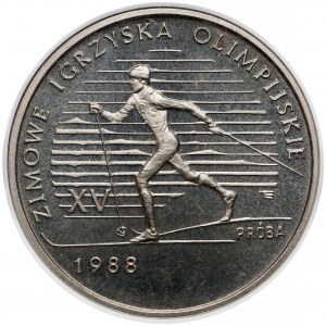 Próba NIKIEL 1.000 złotych 1987 Calgary 1988