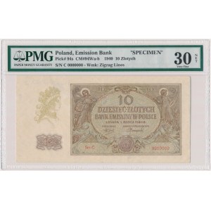 10 złotych 1940 - WZÓR - Ser.C 0000000