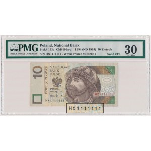 10 złotych 1994 - HX 1111111