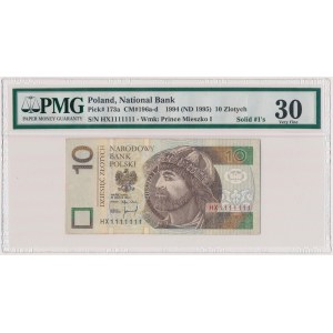 10 złotych 1994 - HX 1111111