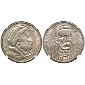 Sobieski i Traugutt 10 złotych 1933 (2szt)