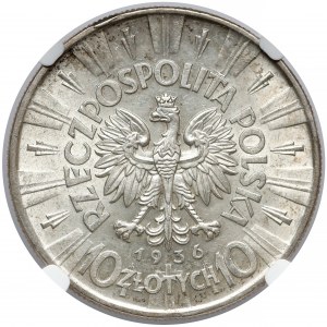 Piłsudski 10 złotych 1936