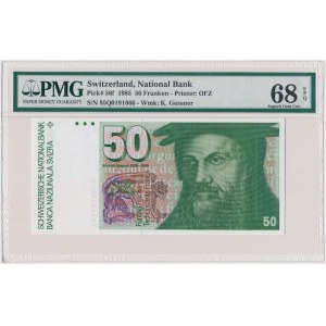 Switzerland, 50 Franken 1985
