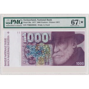 Switzerland, 1.000 Franken 1977